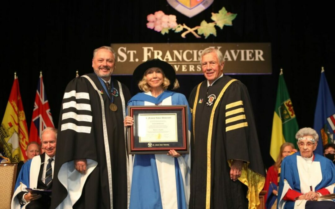 Husband and Wife team receive honorary degress from STFX